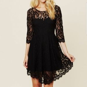 NWT Free People Floral Lace Dress
